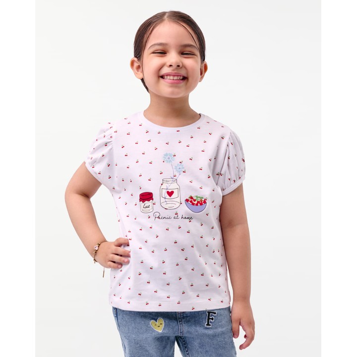 Polo Niña Ariana Blanco