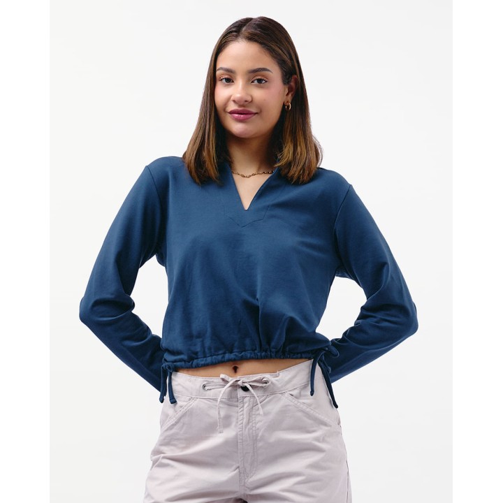 Polo Mujer Jady Azul Pacífico