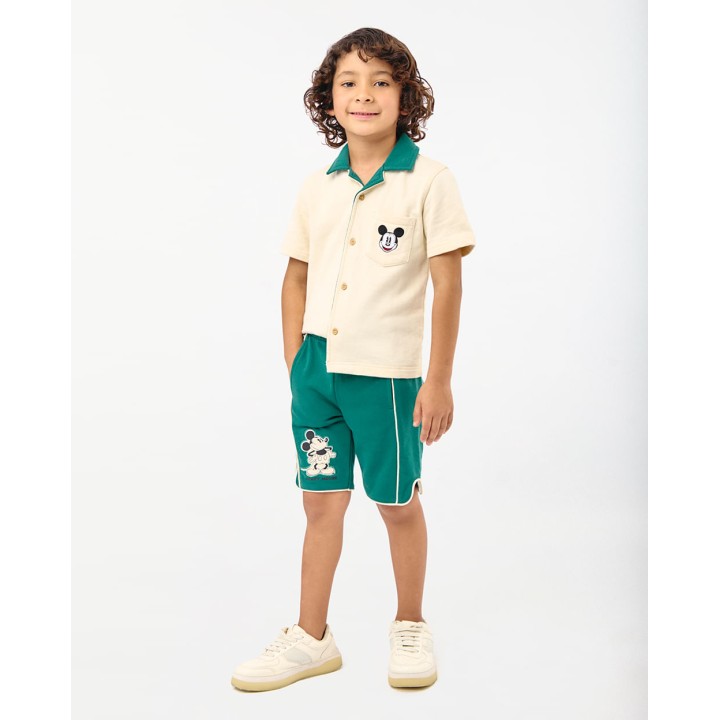 Bermuda Niño Edu Verde Perico