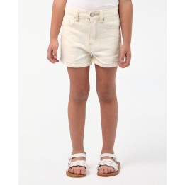 Short Niña Valeria Crema Pastel