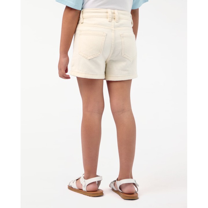 Short Niña Valeria Crema Pastel