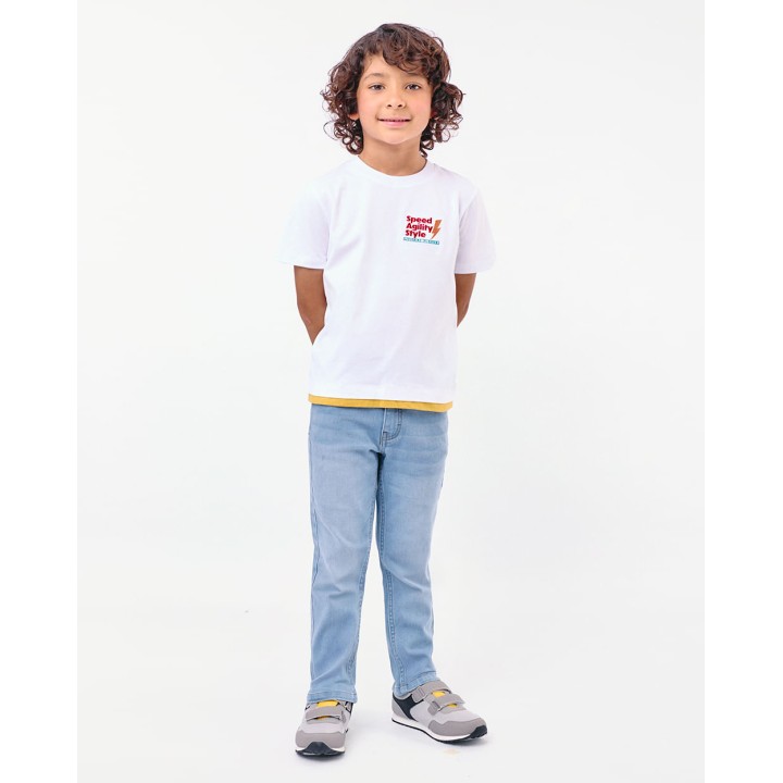 Polo Niño Lalo Blanco