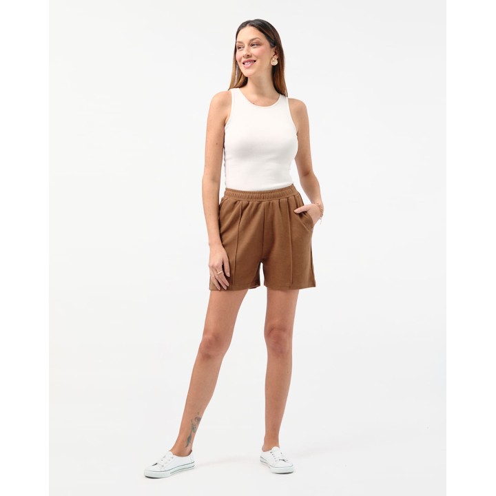 Short Mujer Ariana Marrón Claro