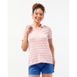 Polo Cuello Camisa Mujer Rose Rosado Wood