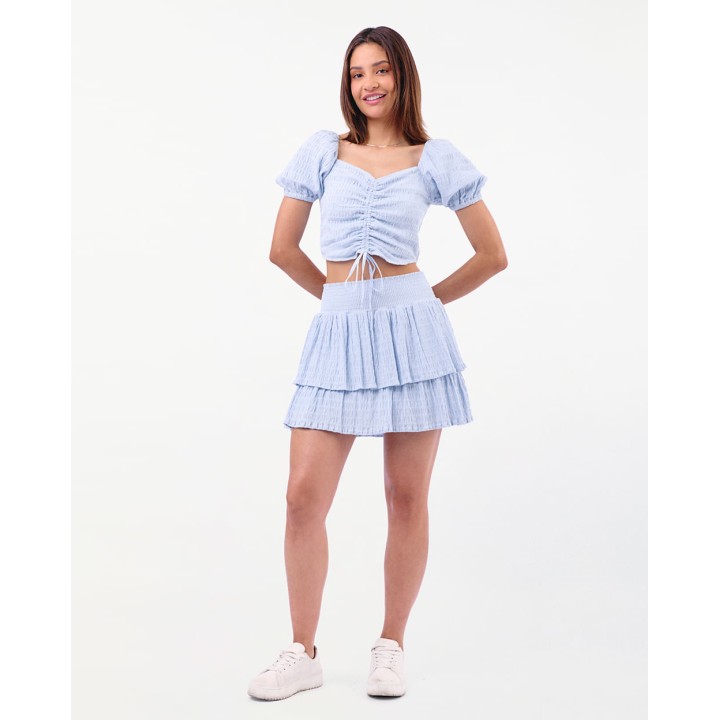 Blusa Mujer Martina Celeste
