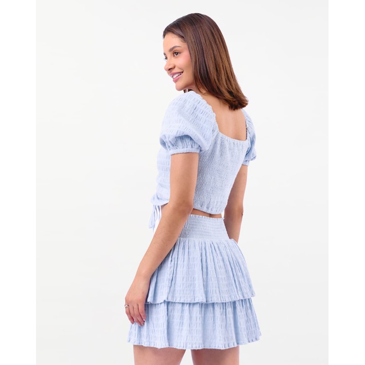 Blusa Mujer Martina Celeste