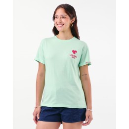 Polo Mujer Polea Verde Paraíso