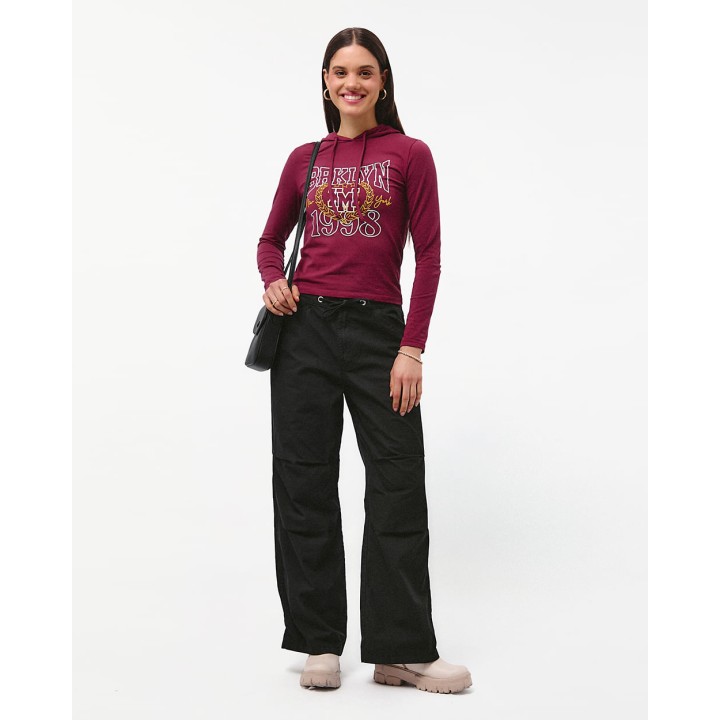Polo Mujer Dorcas Guinda