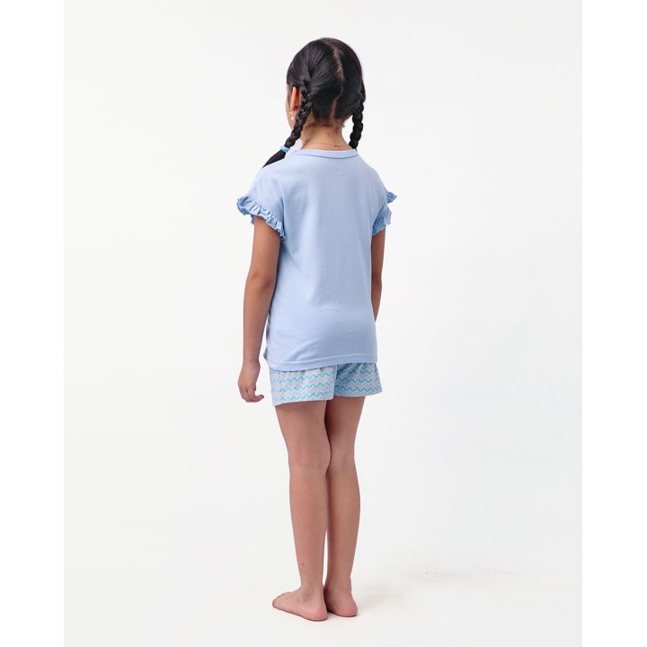 Pijama Set 2 Piezas Niña Sienna Celeste