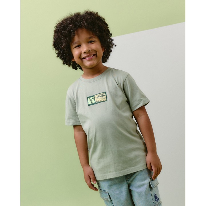 Polo Niño Kenzo Verde Wave