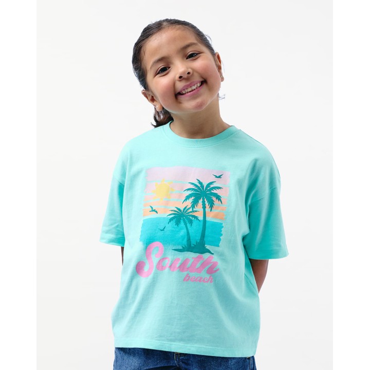 Polo Niña Katerin Aqua Ice