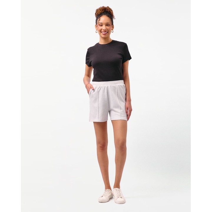 Short Mujer Ariana Grey Fit Poly Htr