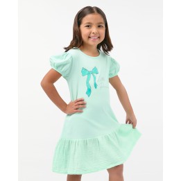 Vestido Niña Bertha Verde Menta
