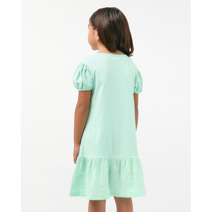 Vestido Niña Bertha Verde Menta