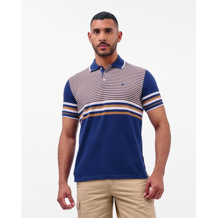 Polo Cuello Camisa Hombre Saylor Azul Atlántico