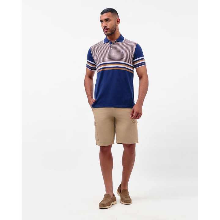 Polo Cuello Camisa Hombre Saylor Azul Atlántico