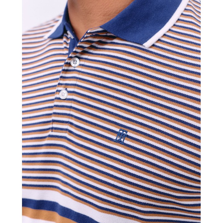 Polo Cuello Camisa Hombre Saylor Azul Atlántico