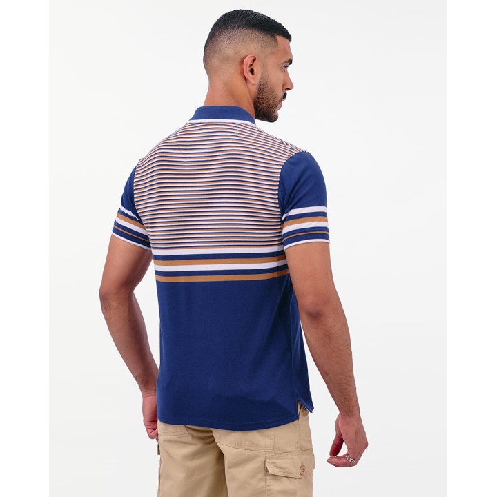 Polo Cuello Camisa Hombre Saylor Azul Atlántico