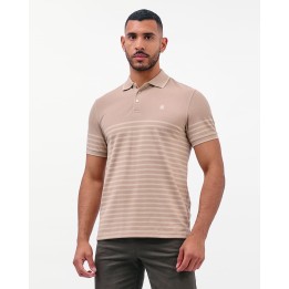 Polo Cuello Camisa Hombre Saylor Beige Sand