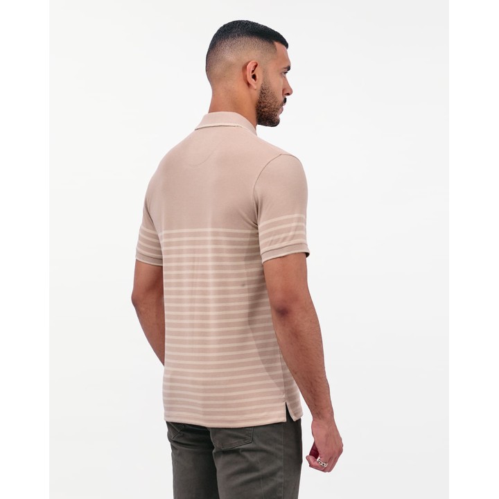 Polo Cuello Camisa Hombre Saylor Beige Sand