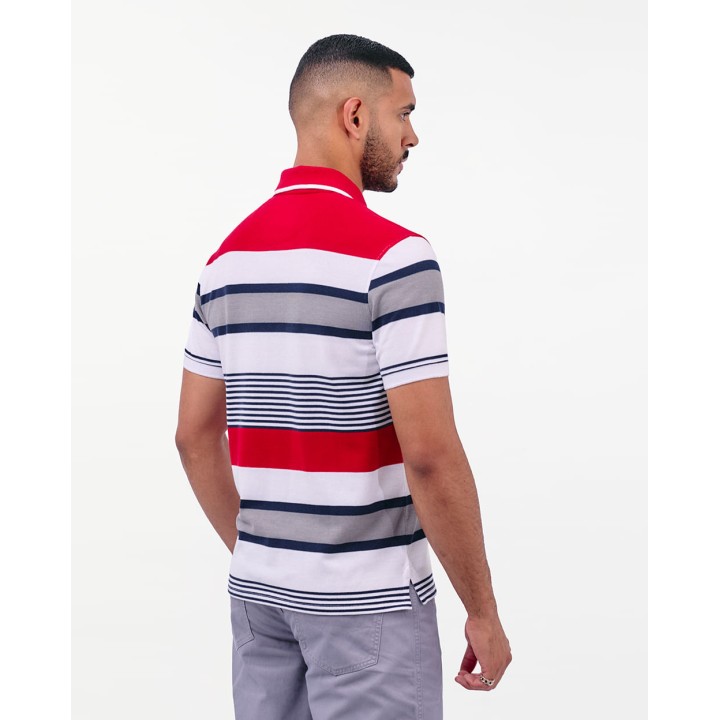 Polo Cuello Camisa Hombre Saylor Rojo Flama