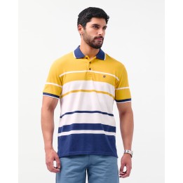 Polo Cuello Camisa Hombre Saylor Mostaza Golden