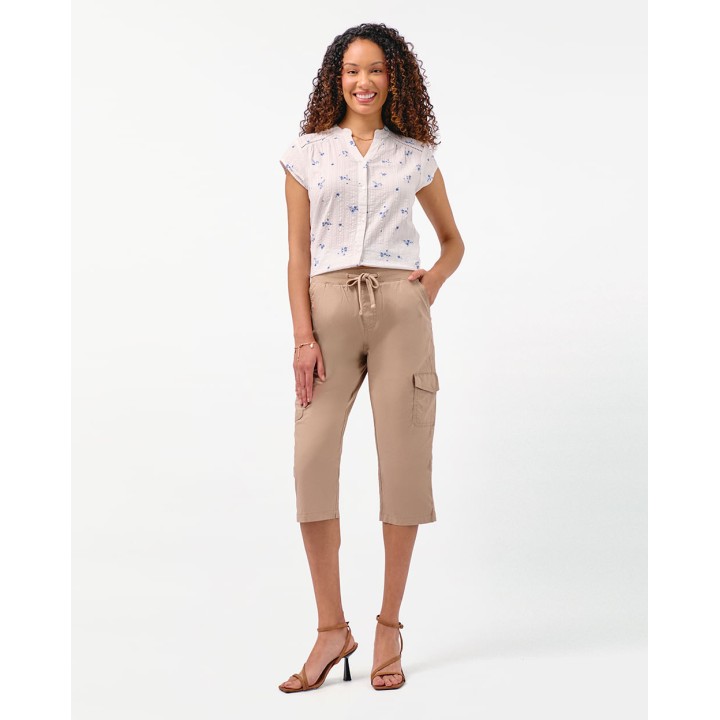 Bermuda Mujer Margarita Beige Oscuro