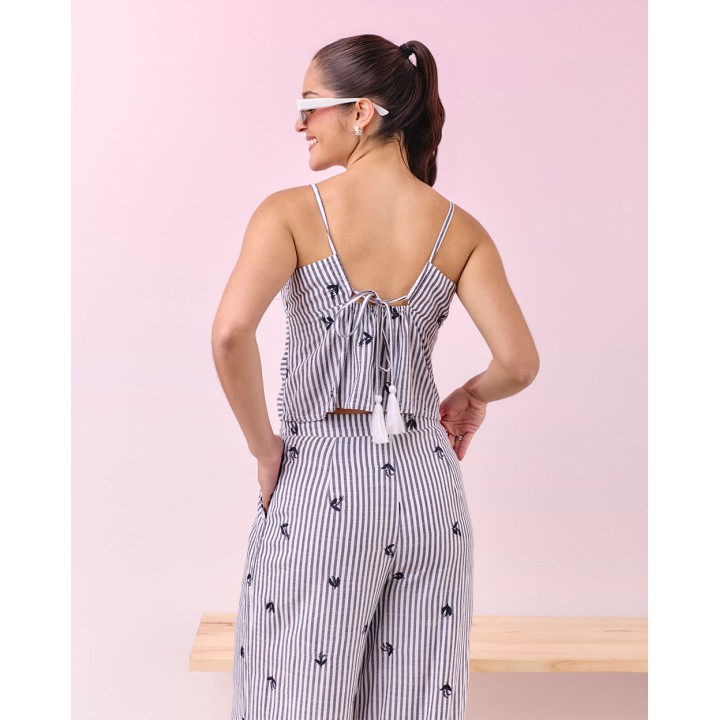 Top Mujer Paola Azul Náutico