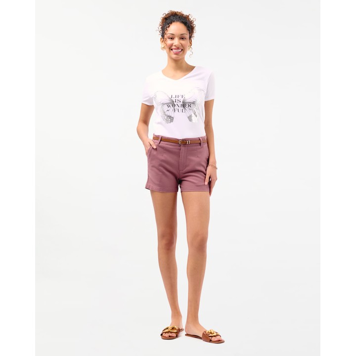 Short Mujer Maddyson Malva Oscuro
