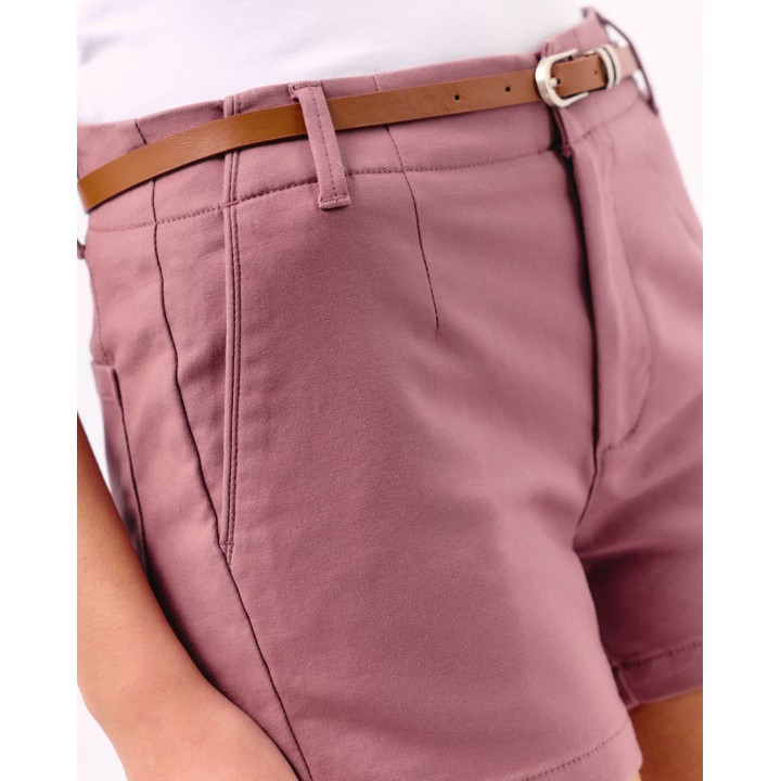 Short Mujer Maddyson Malva Oscuro