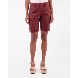 Bermuda Mujer Margaret Solid Marron Chocolate