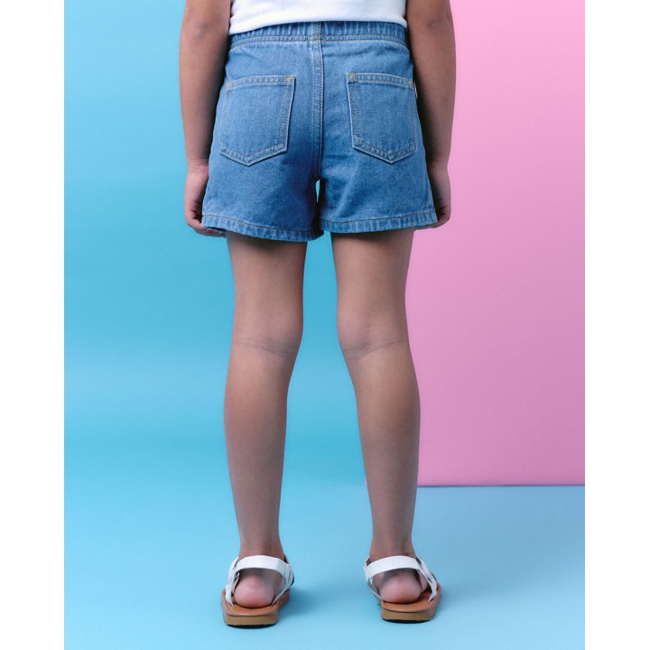 Short Niña Mafalda Light Wash