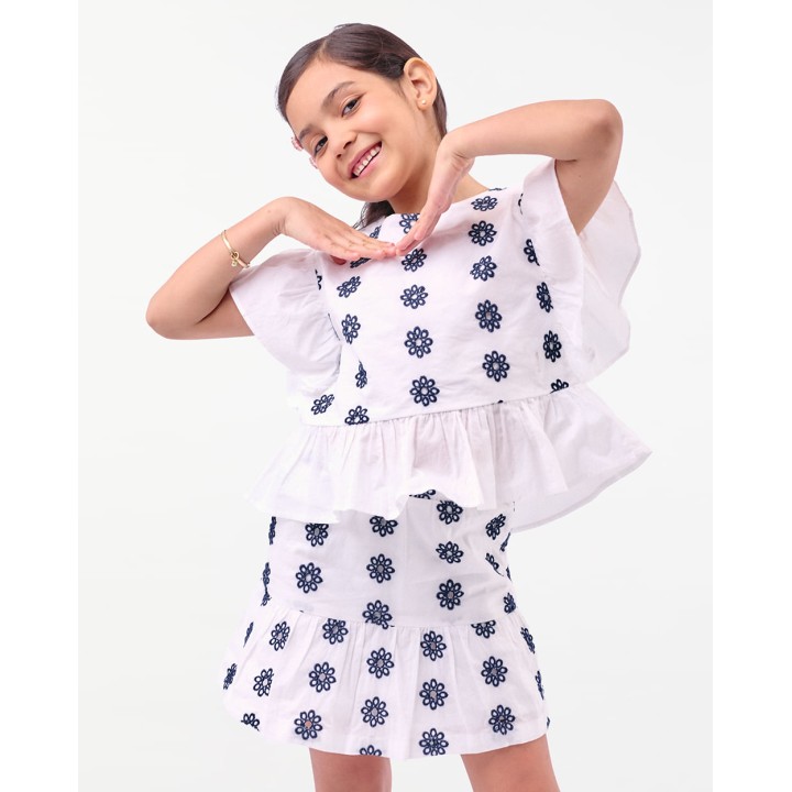 Blusa Niña Alondra Blanco