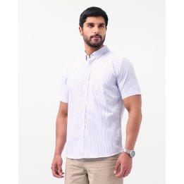 Camisa Hombre Ruben Azulino Brillante