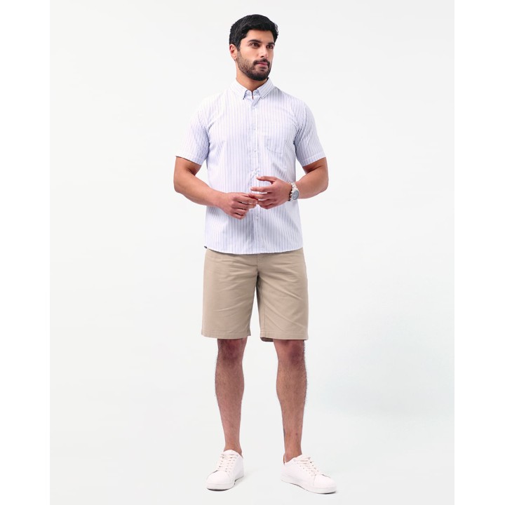 Camisa Hombre Ruben Azulino Brillante