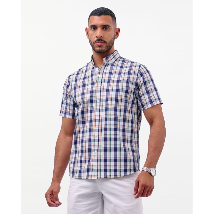 Camisa Hombre Ruben Azul Dutty