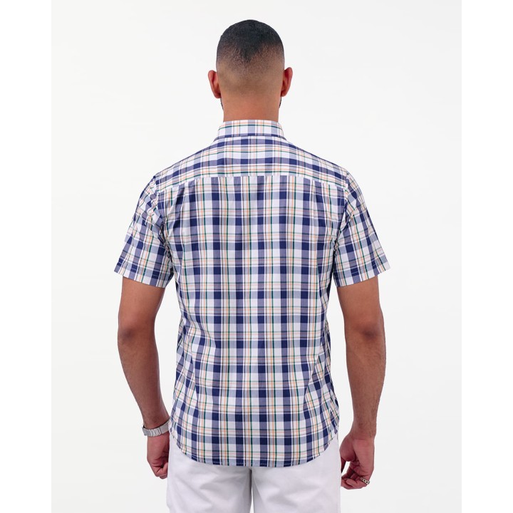 Camisa Hombre Ruben Azul Dutty