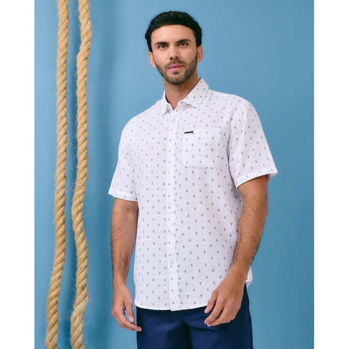 Camisa Hombre Dilan Blanco Optico