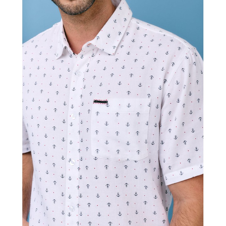 Camisa Hombre Dilan Blanco Optico