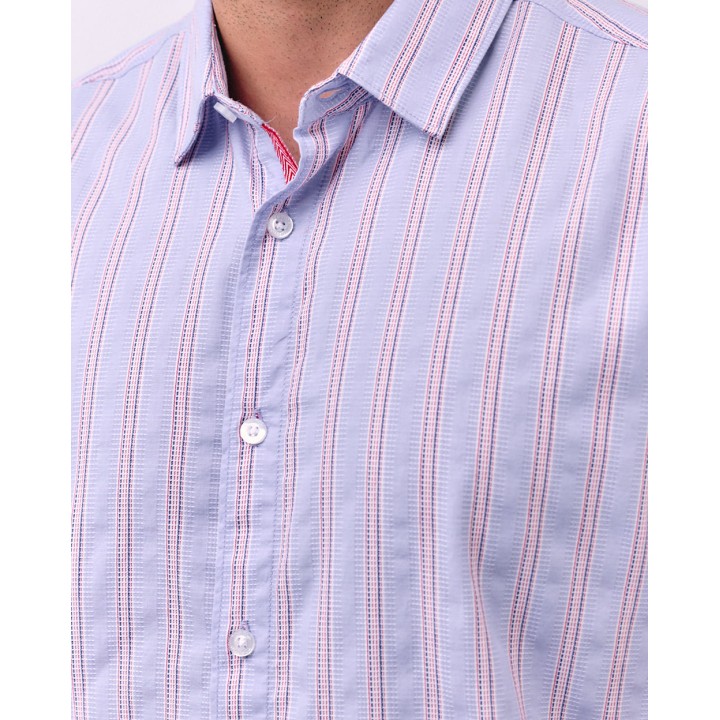 Camisa Hombre Eros Celeste Agua