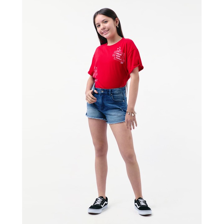 Short Denim Jovencita Valeria Medium Wash