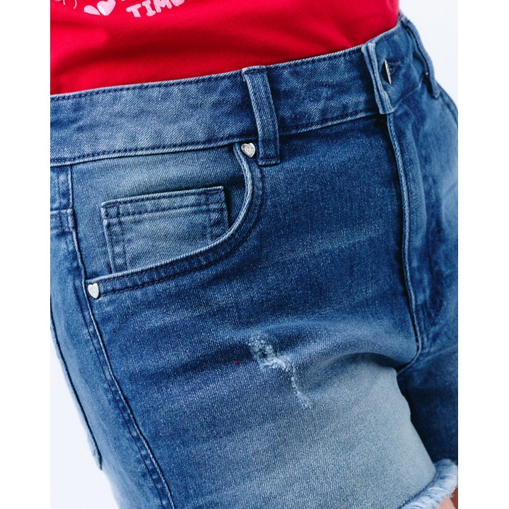 Short Denim Jovencita Valeria Medium Wash