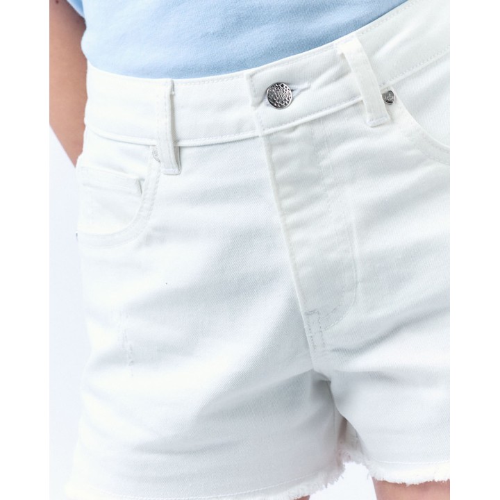 Short Denim Jovencita Valeria Blanco