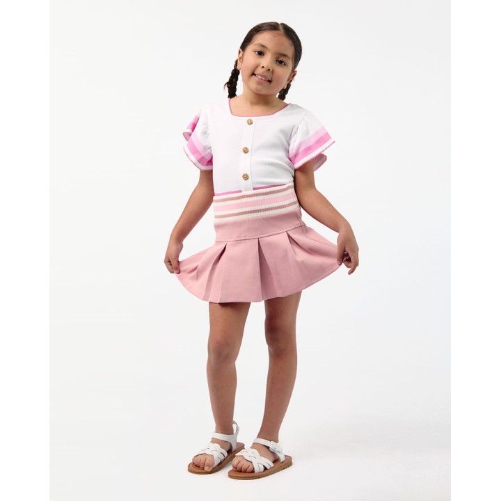 Falda Niña Arlet Rosado Wood