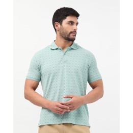 Polo Cuello Camisa Hombre Enzo Verde Wave