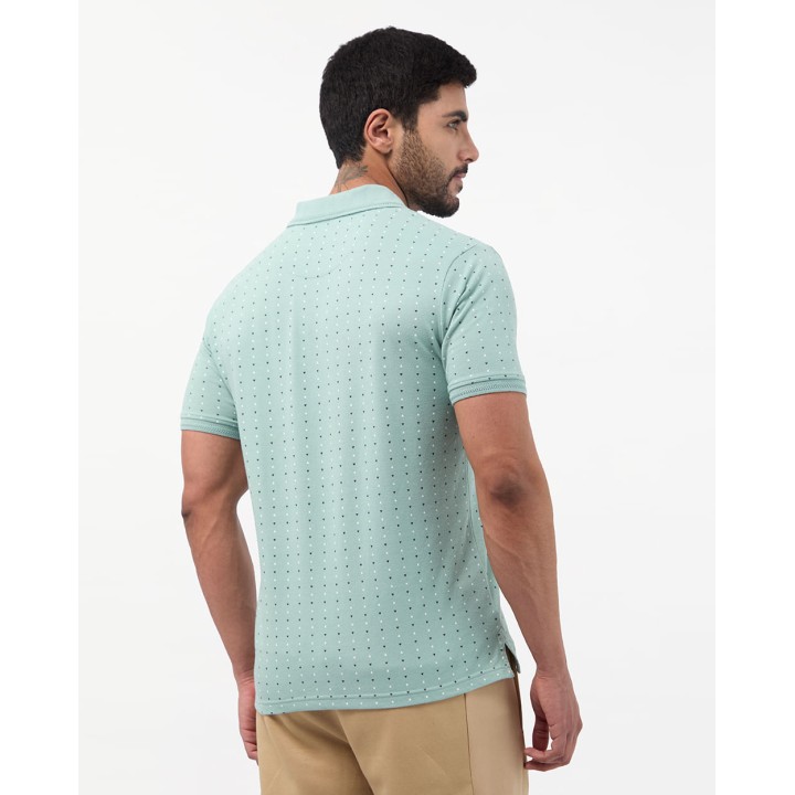 Polo Cuello Camisa Hombre Enzo Verde Wave