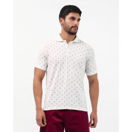 Polo Cuello Camisa Hombre Enzo Blanco Optico