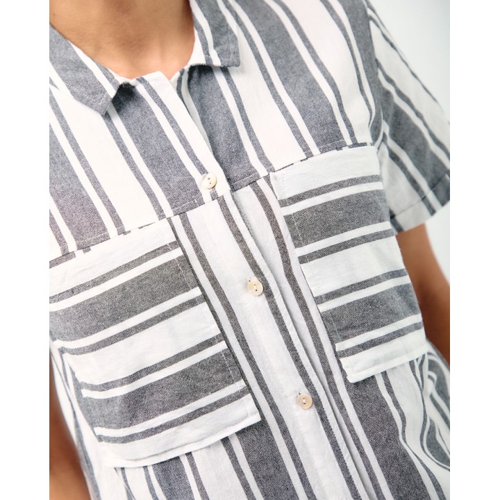 Blusa Mujer Camila Print Negro