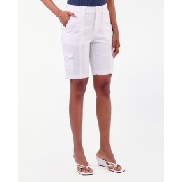 Bermuda Mujer Margaret Solid Blanco Optico