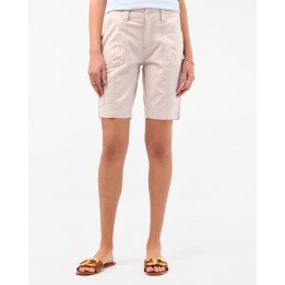 Bermuda Mujer Margaret Solid Beige Arena